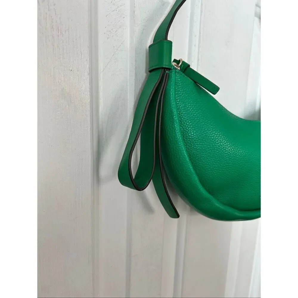 Kate Spade New York Smile Leather Small Shoulder Bag Yucca green color RARE